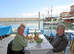 Meal at a harbour taverna 