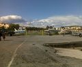 View of boat & trailer storage area